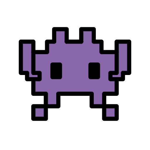 Alien Monster as drawn by OpenMoji in 15.1