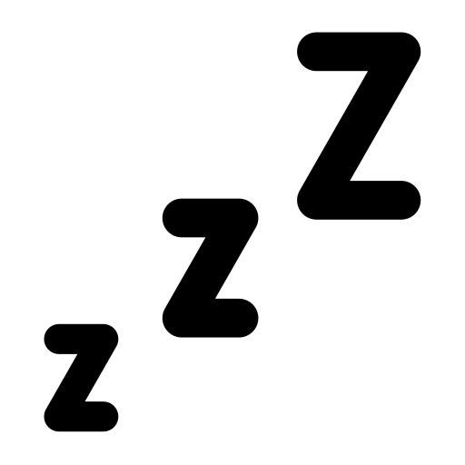 ZZZ as drawn by OpenMoji in 15.1