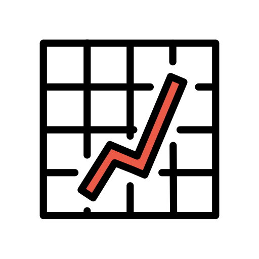 Graphique En Hausse as drawn by OpenMoji in 15.1