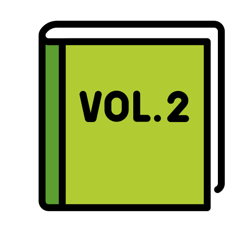 Green Book as drawn by OpenMoji in 15.1