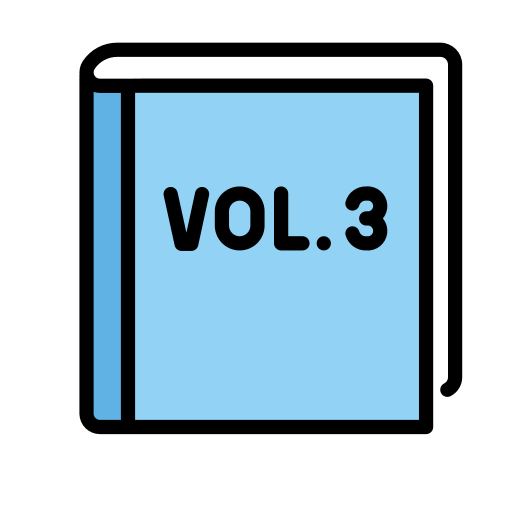 Blue Book as drawn by OpenMoji in 15.1
