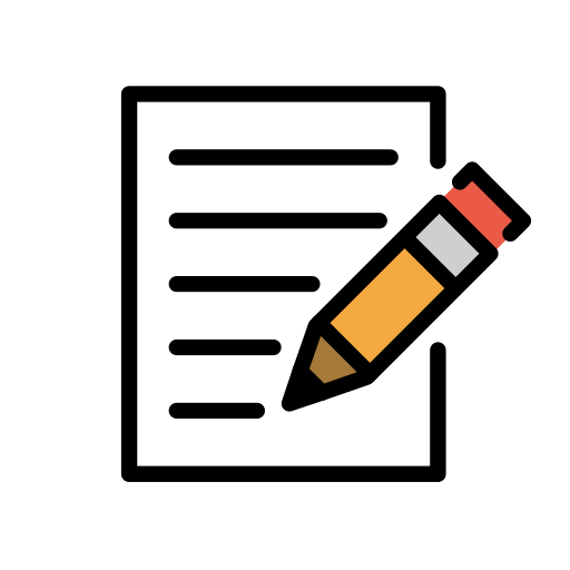 Memo as drawn by OpenMoji in 15.1