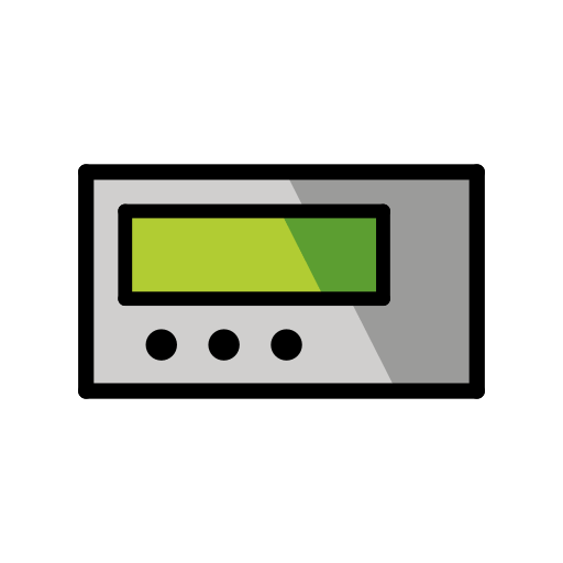 Pager as drawn by OpenMoji in 15.1