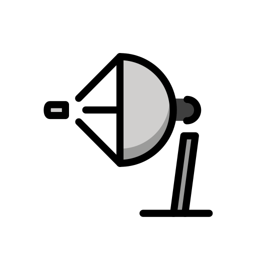 Satellitenschüssel as drawn by OpenMoji in 15.1