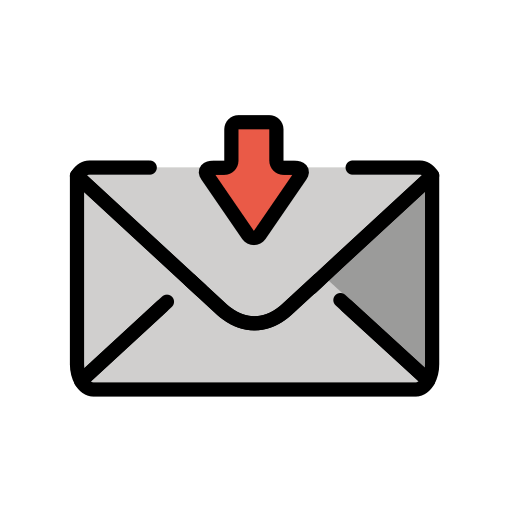 Envelope with Arrow as drawn by OpenMoji in 15.1