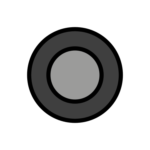 Radio Button as drawn by OpenMoji in 15.1