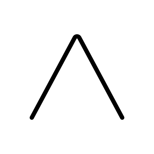 Pulsante a Triangolo Rivolto Verso L’alto as drawn by OpenMoji in 15.1