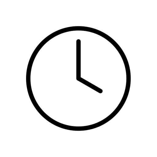 Four O’clock as drawn by OpenMoji in 15.1