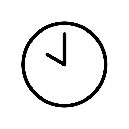 Ten O’clock as drawn by OpenMoji in 15.1