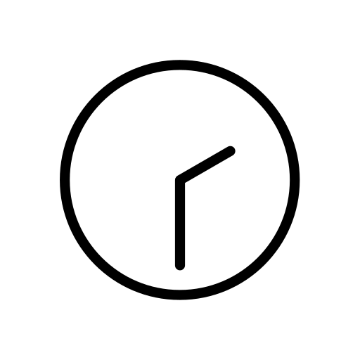 Two-Thirty as drawn by OpenMoji in 15.1