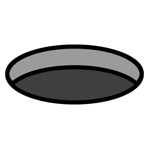 Hole as drawn by OpenMoji in 15.1