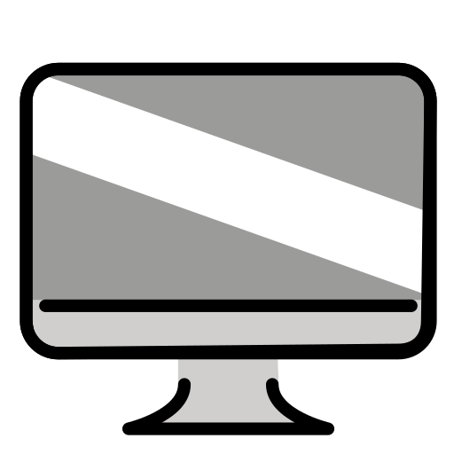 台式电脑 as drawn by OpenMoji in 15.1