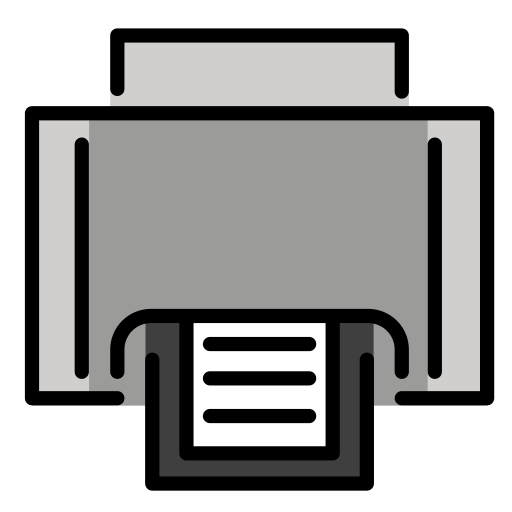 طابعة as drawn by OpenMoji in 15.1