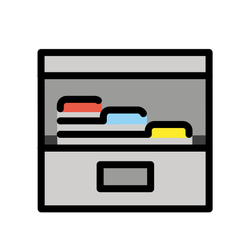 卡片盒 as drawn by OpenMoji in 15.1