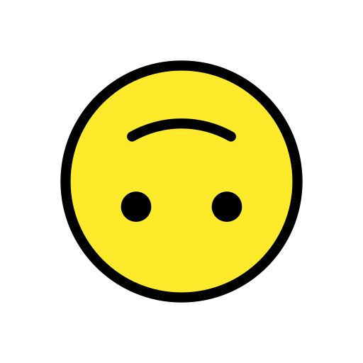 upside-down face — OpenMoji