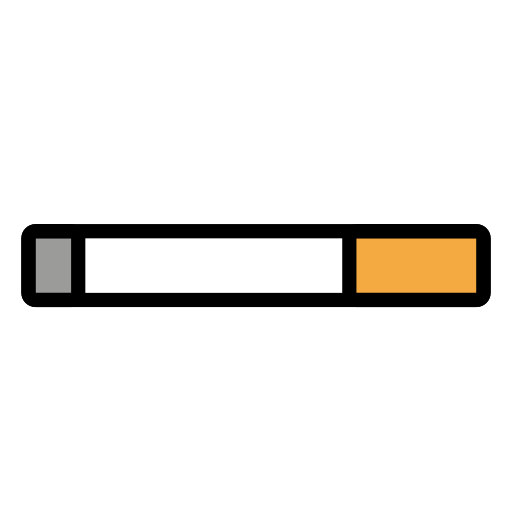 Cigarette as drawn by OpenMoji in 15.1