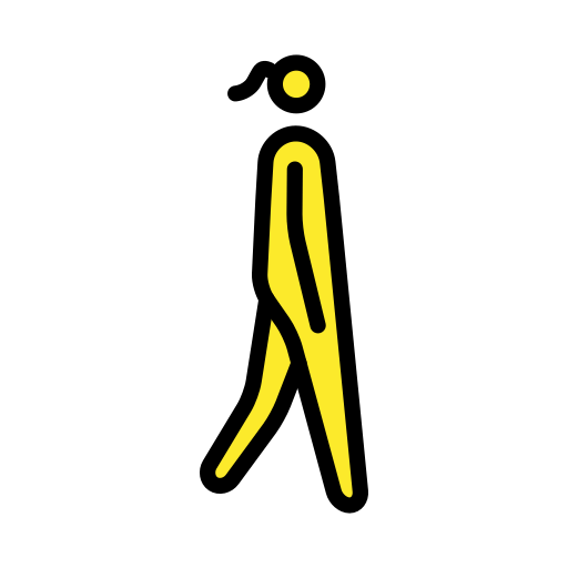 Woman Walking Facing Right, the design in this release