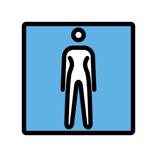 Women’s Room as drawn by OpenMoji in 15.1