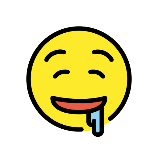 drooling face — OpenMoji