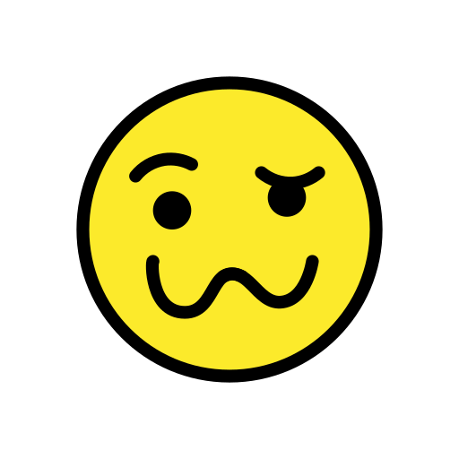 woozy face — OpenMoji