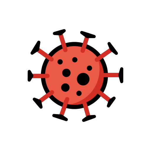 Microbe as drawn by OpenMoji in 15.1