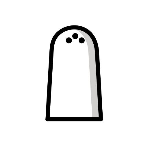 Salt as drawn by OpenMoji in 15.1