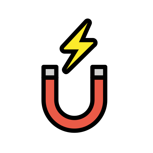 Magnet as drawn by OpenMoji in 15.1