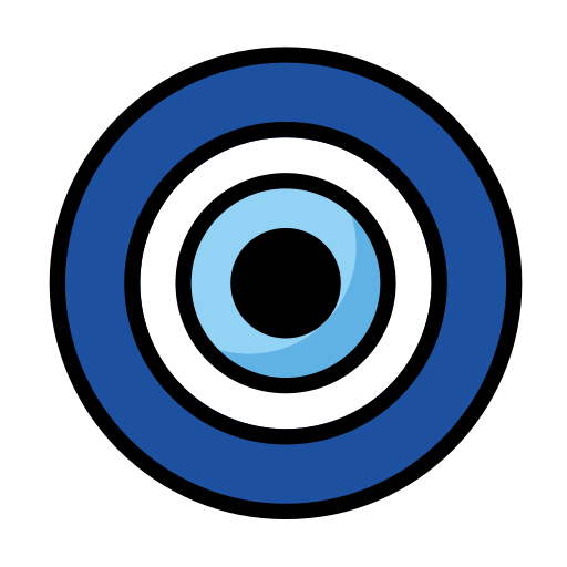 악마의 눈 as drawn by OpenMoji in 15.1