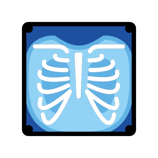 X-Ray as drawn by OpenMoji in 15.1