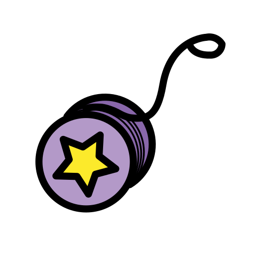Yo-Yo as drawn by OpenMoji in 15.1