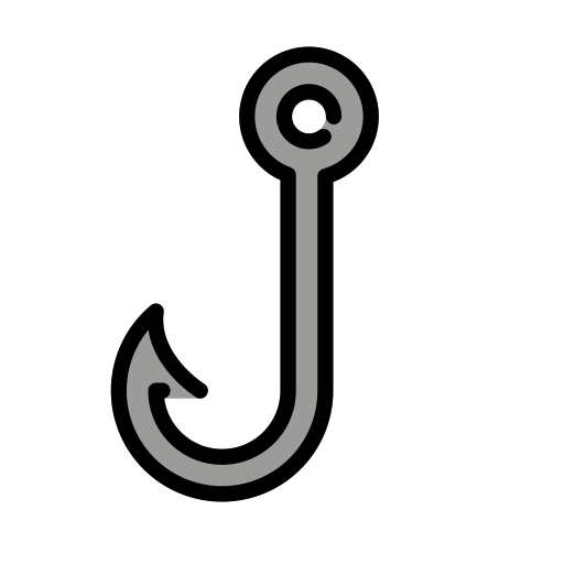 Haken as drawn by OpenMoji in 15.1
