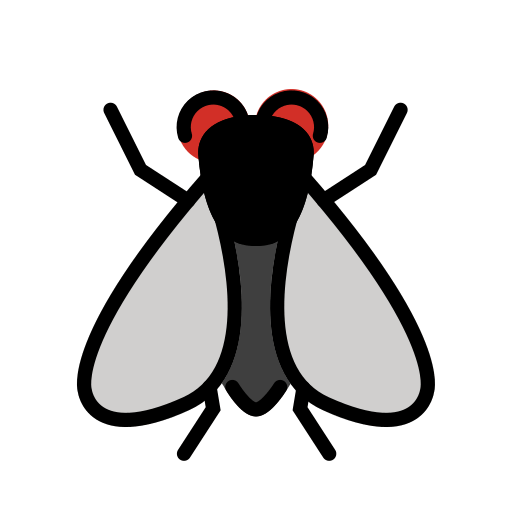 Fliege as drawn by OpenMoji in 15.1