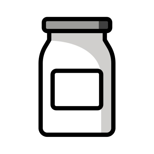 Jar as drawn by OpenMoji in 15.1