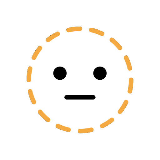 dotted line face — OpenMoji