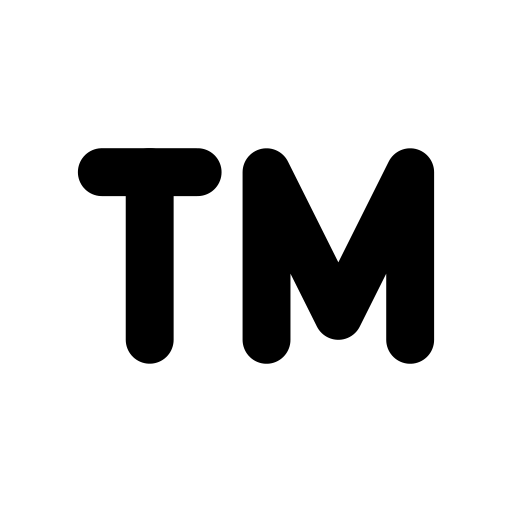 Trade Mark as drawn by OpenMoji in 15.1