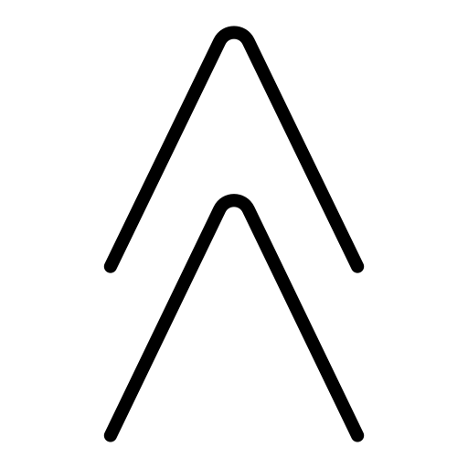 Fast up Button as drawn by OpenMoji in 15.1