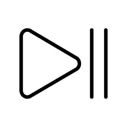 Play or Pause Button as drawn by OpenMoji in 15.1