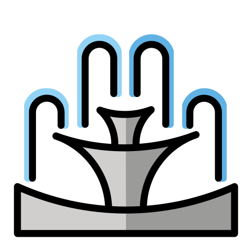 Fountain as drawn by OpenMoji in 15.1