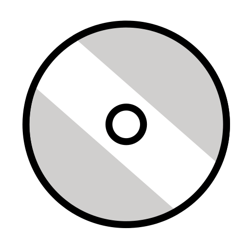 CD as drawn by OpenMoji in 16.0