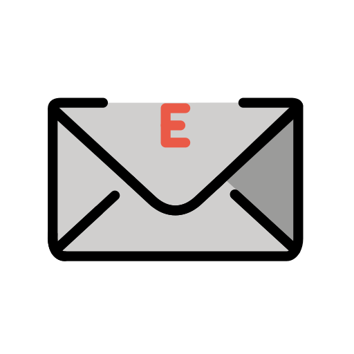 E-Mail as drawn by OpenMoji in 16.0