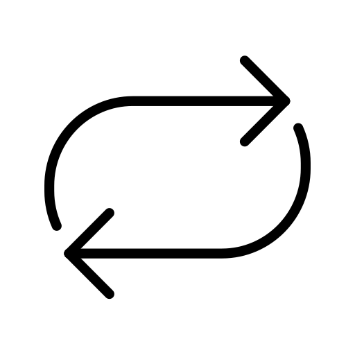Repeat Button as drawn by OpenMoji in 16.0