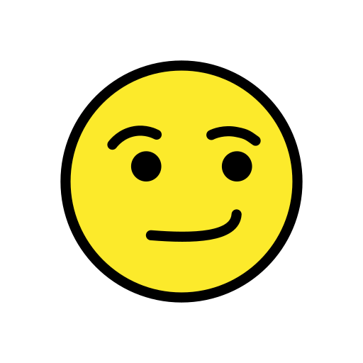 Smirking Face, the design in this release