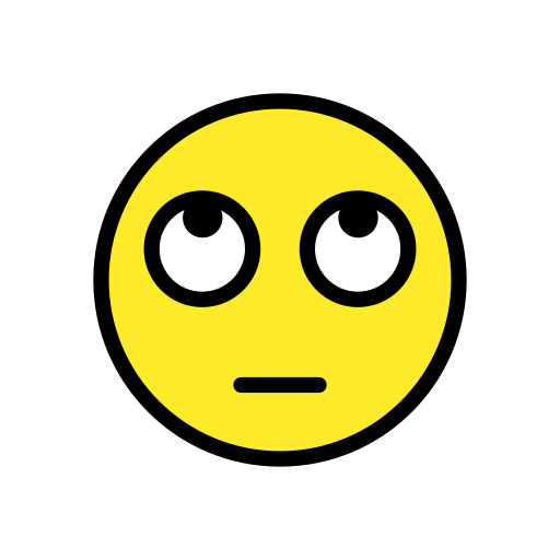 Face with Rolling Eyes, the design in this release