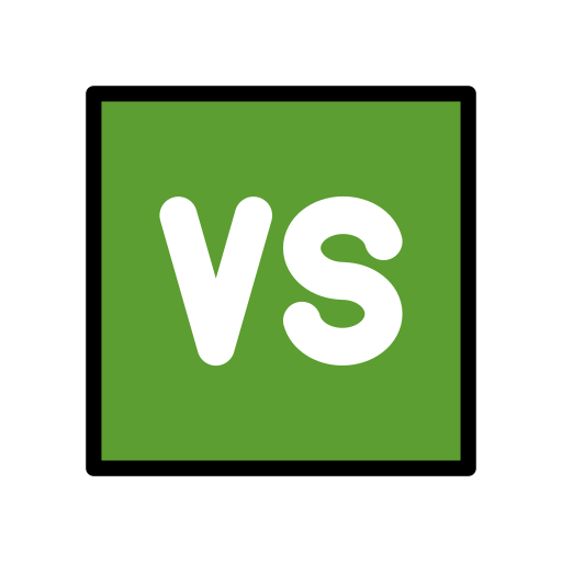 VS Button as drawn by OpenMoji in 17.0