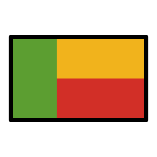 Flag: Benin as drawn by OpenMoji in 17.0