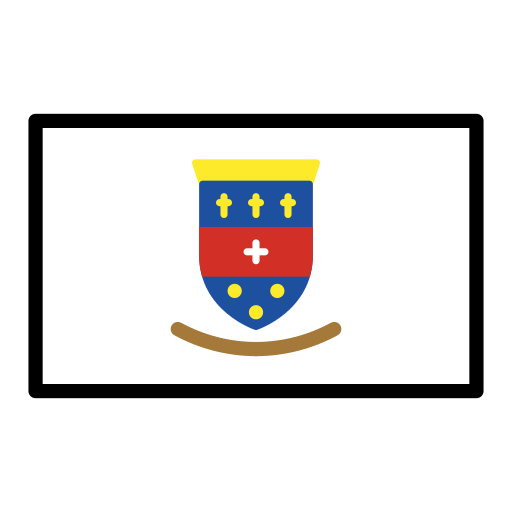 Flag: St. Barthélemy as drawn by OpenMoji in 17.0