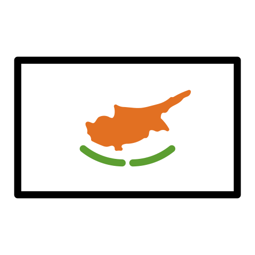 Flagge: Zypern as drawn by OpenMoji in 17.0