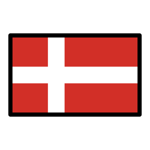 Flag: Denmark as drawn by OpenMoji in 17.0