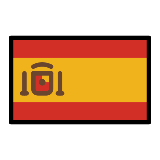 Flag: Spain as drawn by OpenMoji in 17.0