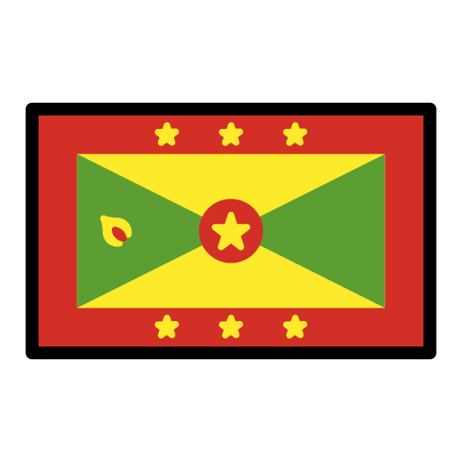 Flag: Grenada as drawn by OpenMoji in 17.0